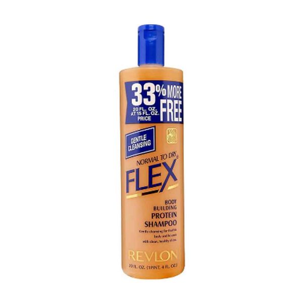 Flex Normal To Dry Body Building Protein Shampoo - 592ml